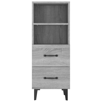 Sideboard Grey Sonoma 34.5x34x90 cm Engineered Wood