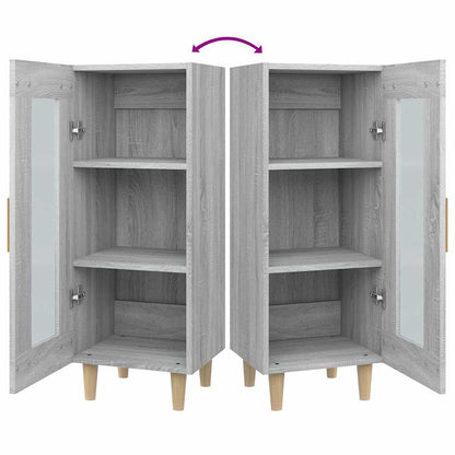 Sideboard Grey Sonoma 34.5x34x90 cm Engineered Wood