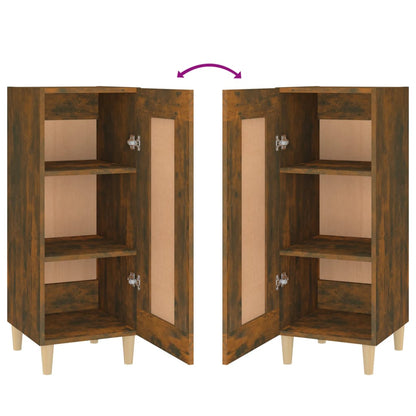 Sideboard Smoked Oak 34.5x34x90 cm Engineered Wood