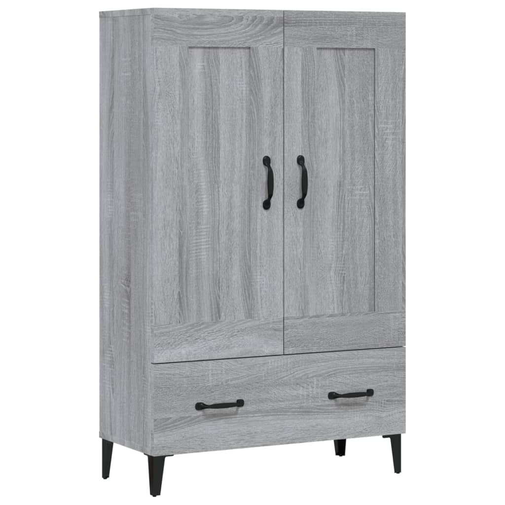 Highboard Grey Sonoma 70x31x115 cm Engineered Wood