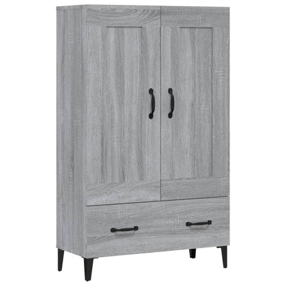 Highboard Grey Sonoma 70x31x115 cm Engineered Wood