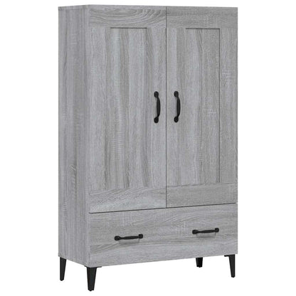 Highboard Grey Sonoma 70x31x115 cm Engineered Wood