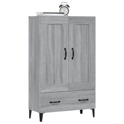Highboard Grey Sonoma 70x31x115 cm Engineered Wood