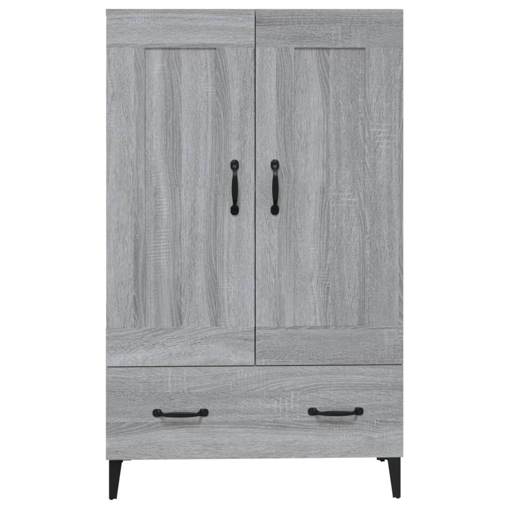 Highboard Grey Sonoma 70x31x115 cm Engineered Wood