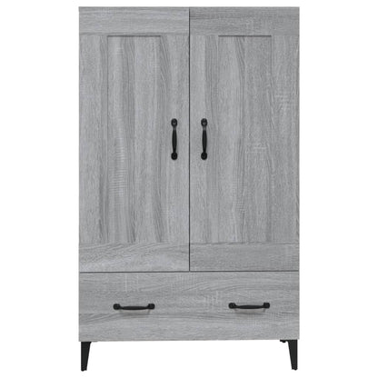 Highboard Grey Sonoma 70x31x115 cm Engineered Wood