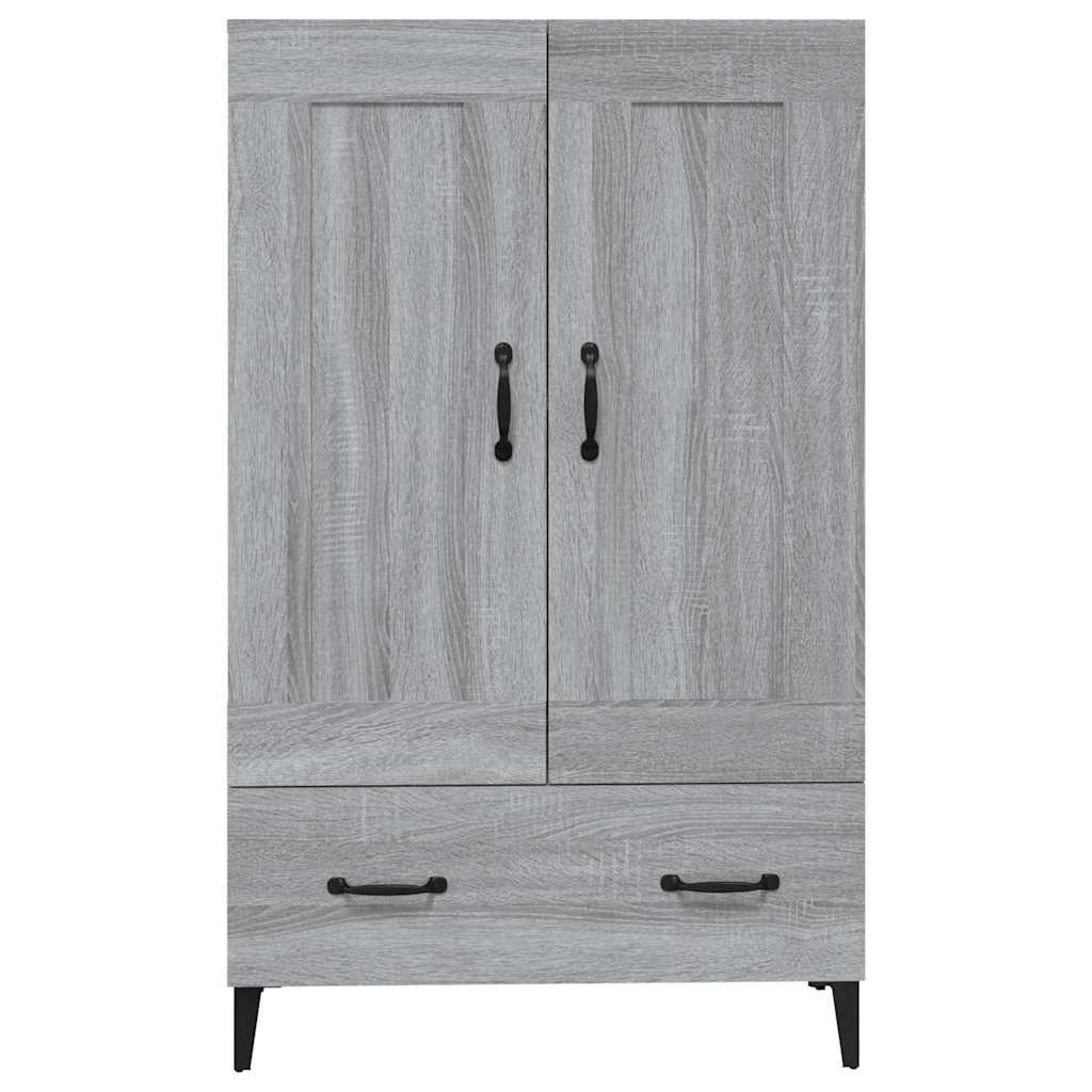 Highboard Grey Sonoma 70x31x115 cm Engineered Wood