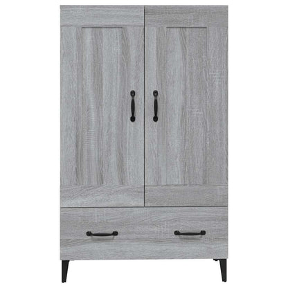 Highboard Grey Sonoma 70x31x115 cm Engineered Wood