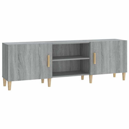 817502 vidaXL TV Cabinet Grey Sonoma 150x30x50 cm Engineered Wood