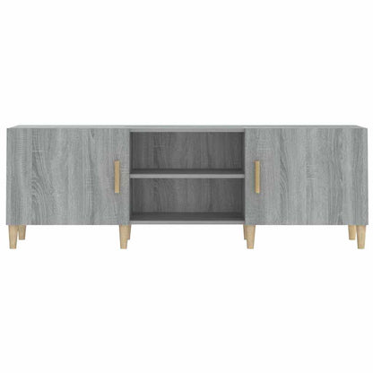 817502 vidaXL TV Cabinet Grey Sonoma 150x30x50 cm Engineered Wood