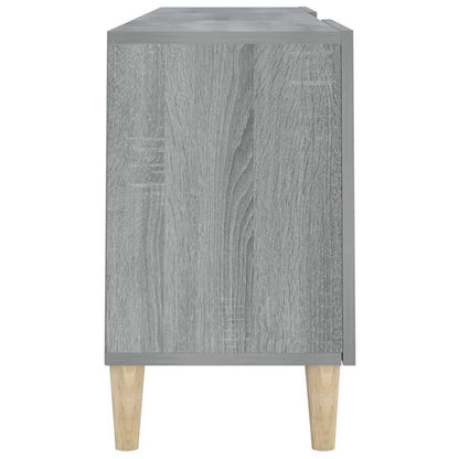 817502 vidaXL TV Cabinet Grey Sonoma 150x30x50 cm Engineered Wood