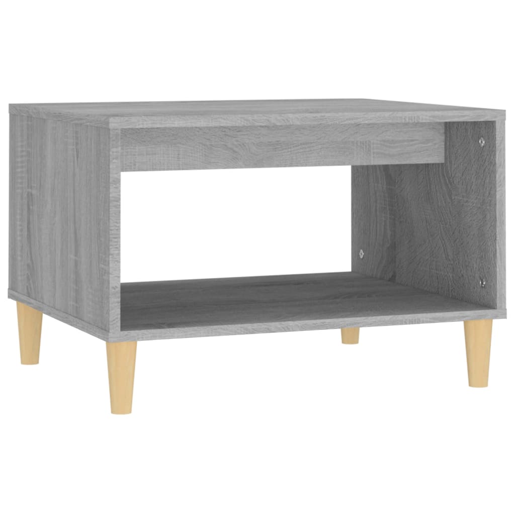 Coffee Table Grey Sonoma 60x50x40 cm Engineered Wood