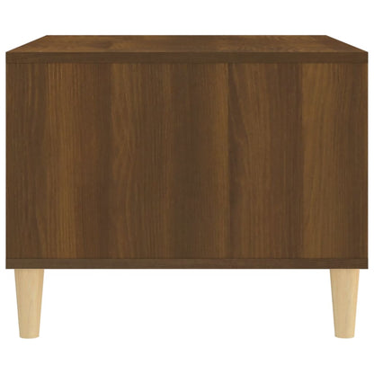 Coffee Table Brown Oak 60x50x40 cm Engineered Wood