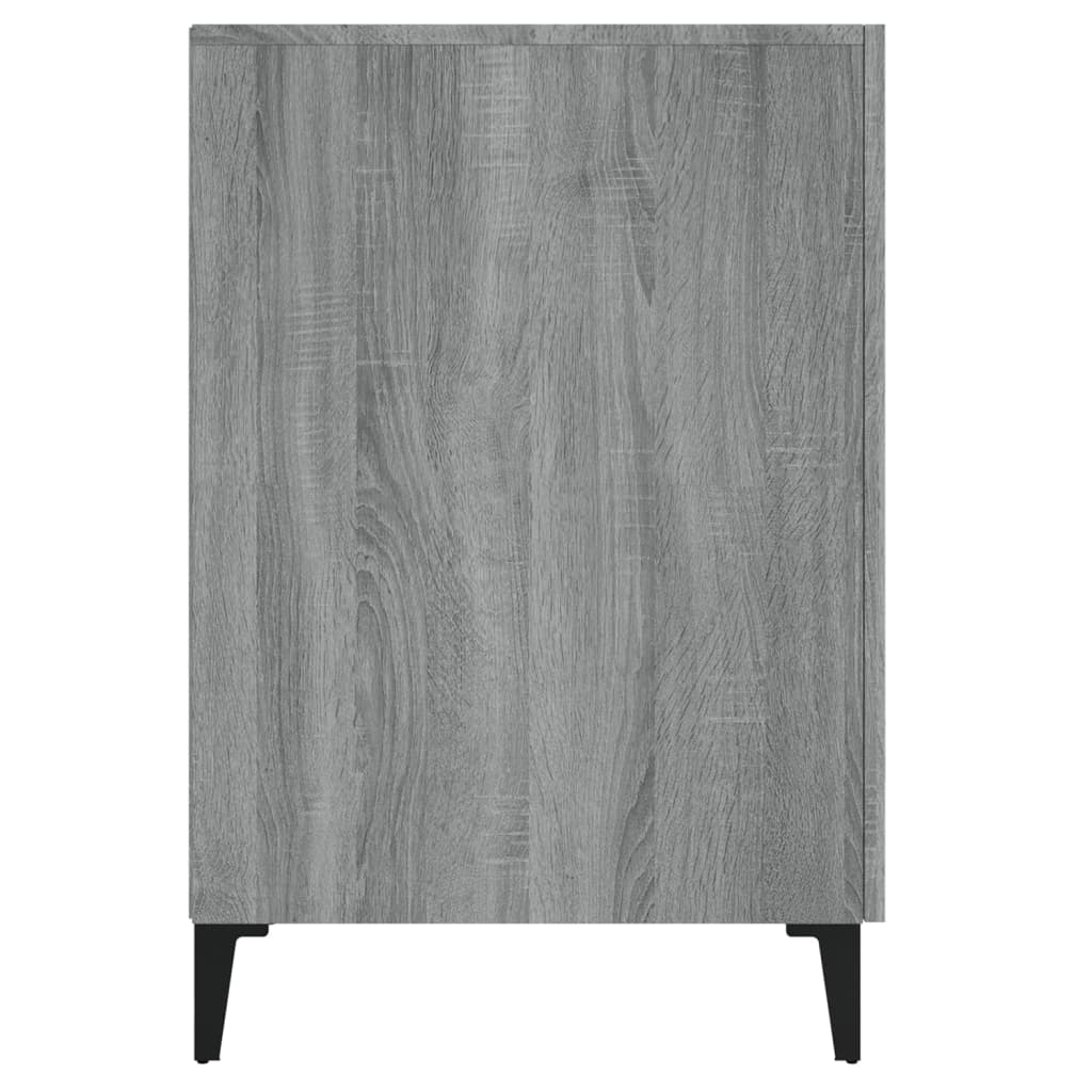 Desk Grey Sonoma 140x50x75 cm Engineered Wood