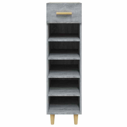 Shoe Cabinet Grey Sonoma 30x35x105 cm Engineered Wood