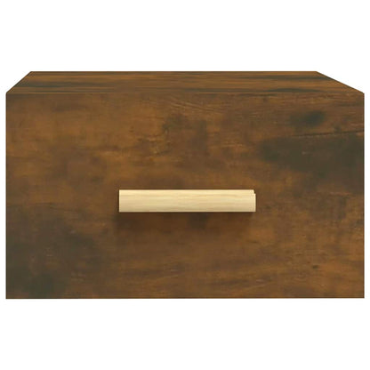 Wall-mounted Bedside Cabinets 2 pcs Smoked Oak 35x35x20 cm
