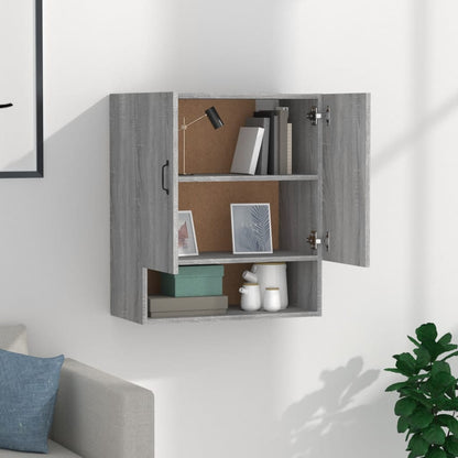 Wall Cabinet Grey Sonoma 60x31x70 cm Engineered Wood