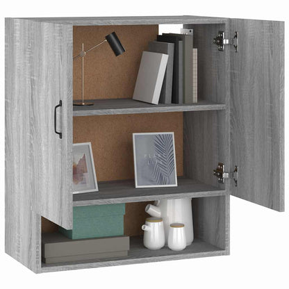 817589 vidaXL Wall Cabinet Grey Sonoma 60x31x70 cm Engineered Wood
