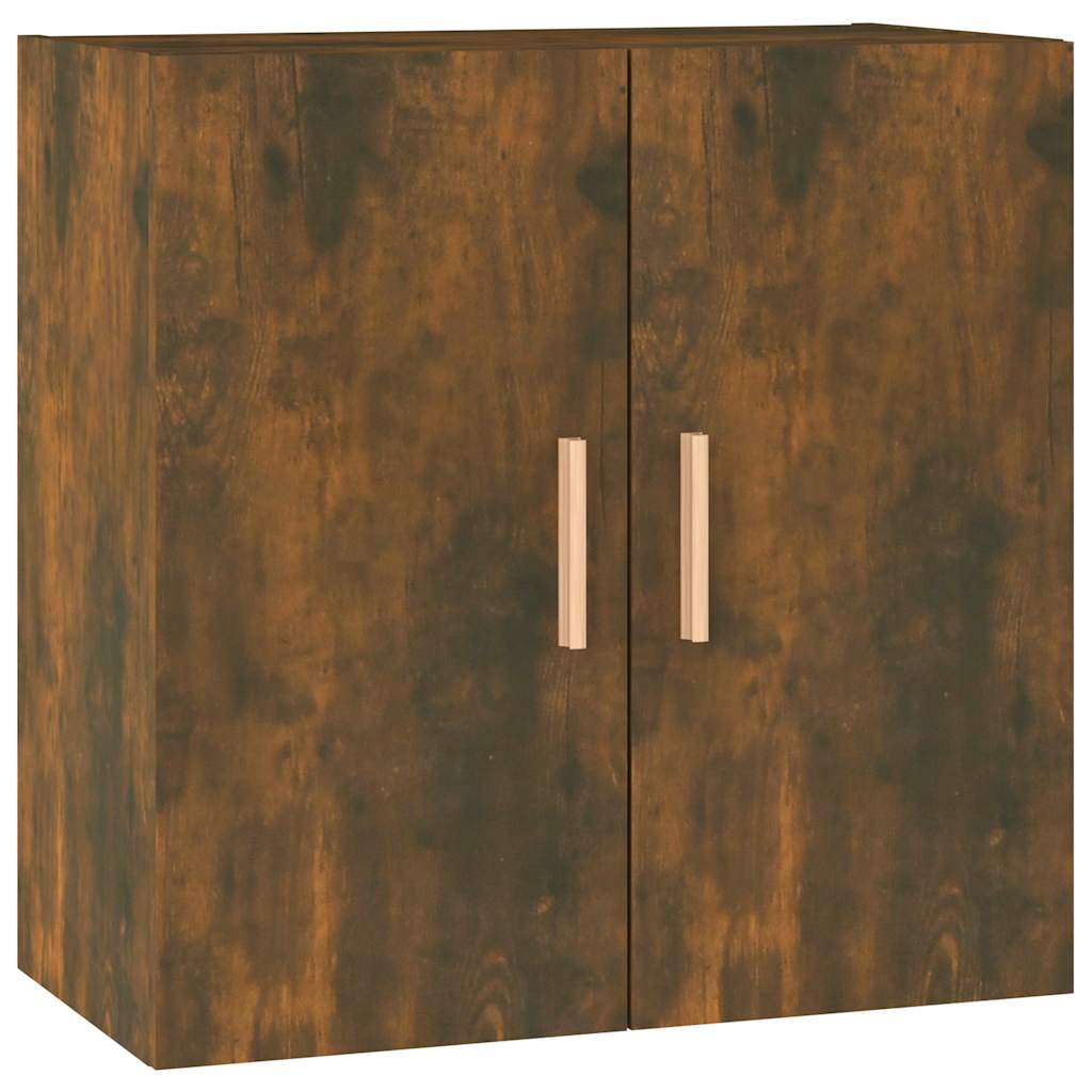 817591 vidaXL Wall Cabinet Smoked Oak 60x30x60 cm Engineered Wood