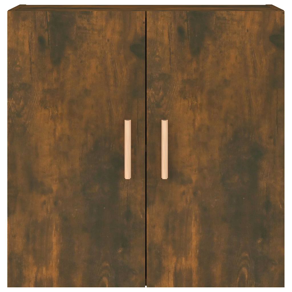 817591 vidaXL Wall Cabinet Smoked Oak 60x30x60 cm Engineered Wood