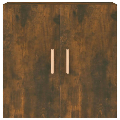 817591 vidaXL Wall Cabinet Smoked Oak 60x30x60 cm Engineered Wood
