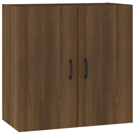 Floating Cabinet | Brown Oak | Engineered Wood | 60x31x60 cm