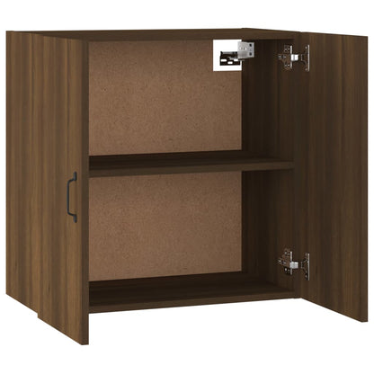 Floating Cabinet | Brown Oak | Engineered Wood | 60x31x60 cm