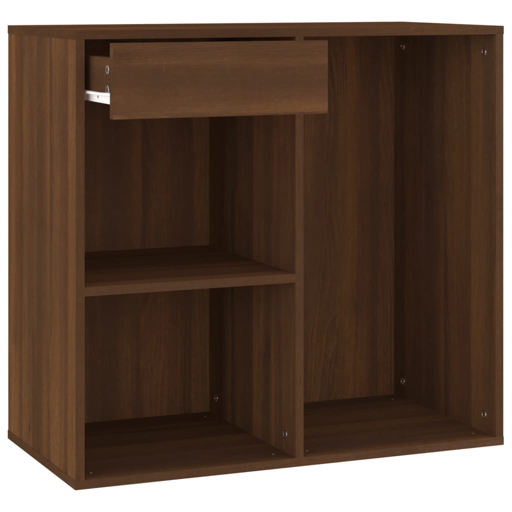 Cosmetic Cabinet | Brown oak | Engineered wood | 80x40x75 cm