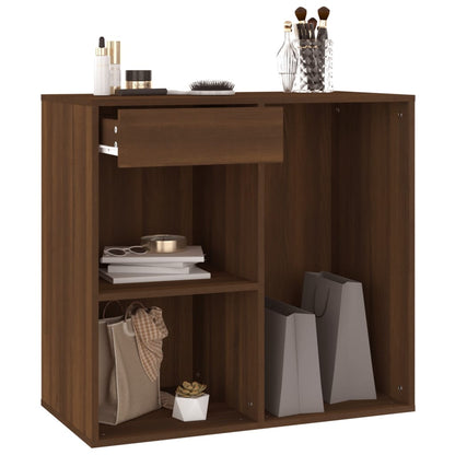 Cosmetic Cabinet | Brown oak | Engineered wood | 80x40x75 cm