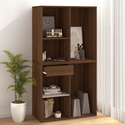 Cosmetic Cabinet | Brown oak | Engineered wood | 80x40x75 cm