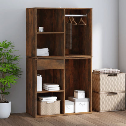 Dressing Cabinet | Smoked oak | Engineered wood | 80x40x65 cm
