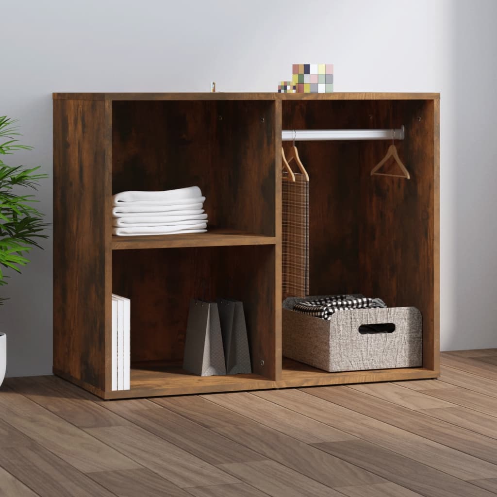 Dressing Cabinet | Smoked oak | Engineered wood | 80x40x65 cm