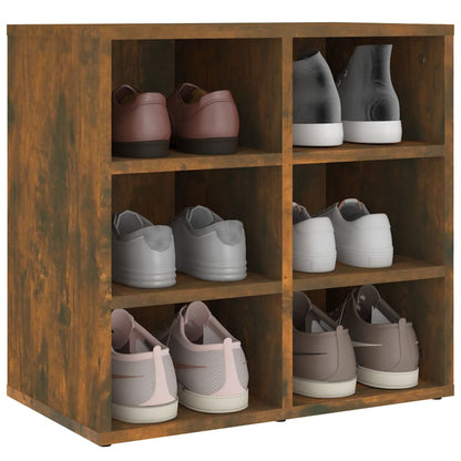 Shoe Cabinet Smoked Oak 52,5x30x50 cm