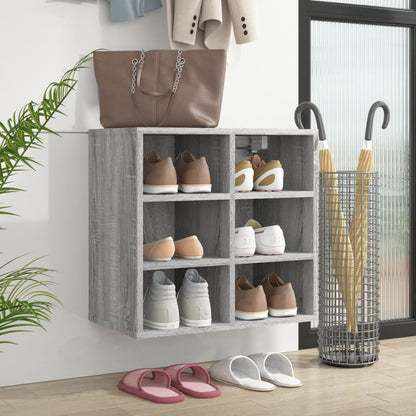 Shoe Cabinet Grey Sonoma 52,5x30x50 cm