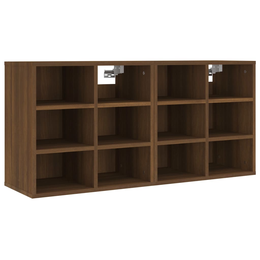 Shoe Cabinets 2 pcs Brown Oak 52,5x30x50 cm