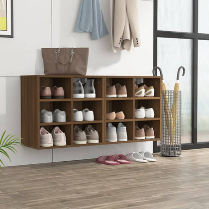 Shoe Cabinets 2 pcs Brown Oak 52,5x30x50 cm