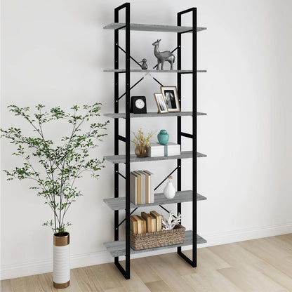 High Cabinet Grey Sonoma 80x30x210 cm Engineered Wood