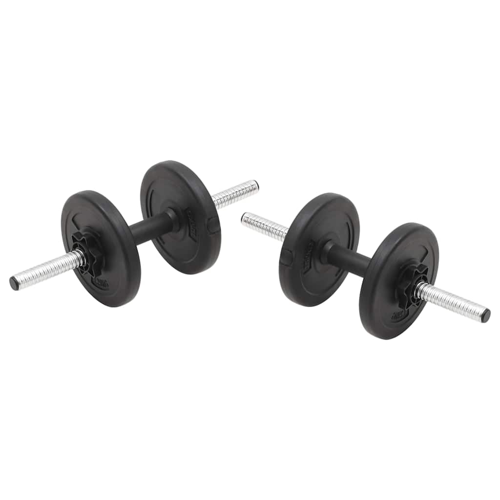 93588 vidaXL Barbell and Dumbbell Set 30 kg