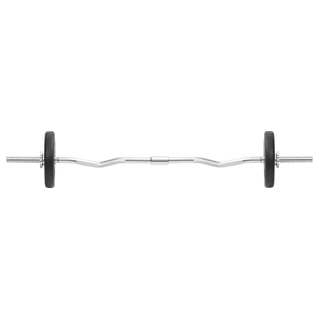 93588 vidaXL Barbell and Dumbbell Set 30 kg