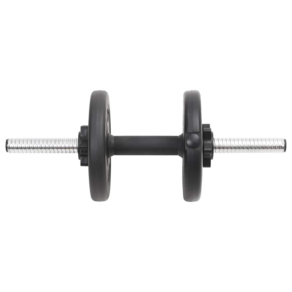 93588 vidaXL Barbell and Dumbbell Set 30 kg