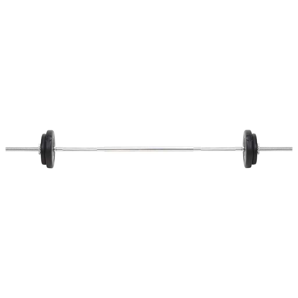 93589 vidaXL Barbell and Dumbbell Set 30 kg