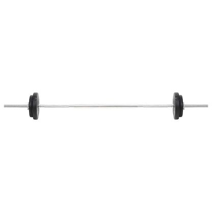 93589 vidaXL Barbell and Dumbbell Set 30 kg