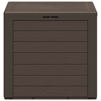 Garden Storage Box Brown 58.5x46x55 cm Polypropylene