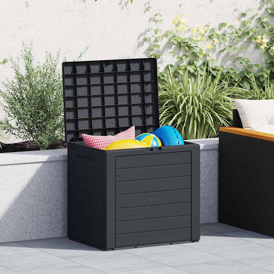Garden Storage Box Anthracite 58,5x46x55 cm Polypropylene
