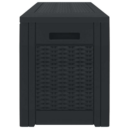 Garden Storage Box Anthracite 119x48x60 cm Polypropylene
