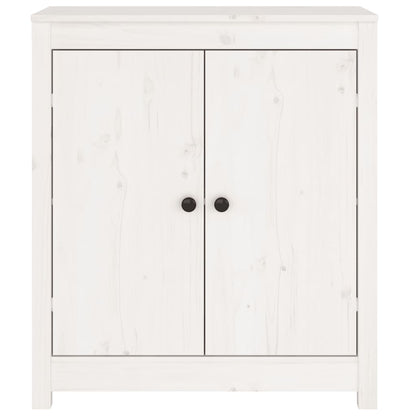 Sideboards 2 pcs White 70x35x80 cm Solid Wood Pine