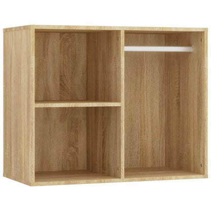 Dressing Table Set with LED Sonoma Oak Engineered Wood