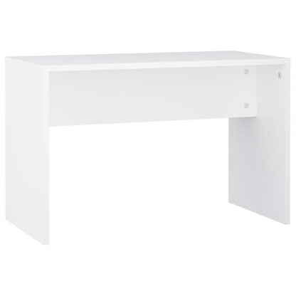 Dressing Table Set with LED White Engineered Wood