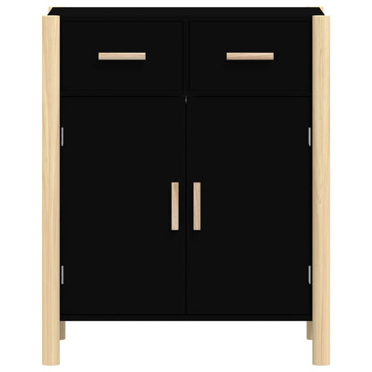 Sideboard Black 62x38x75 cm Engineered Wood