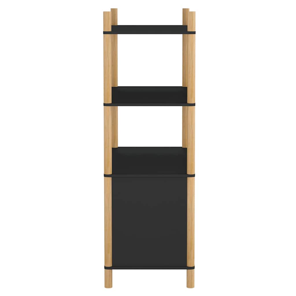 Highboard Black 80x40x121 cm Engineered Wood