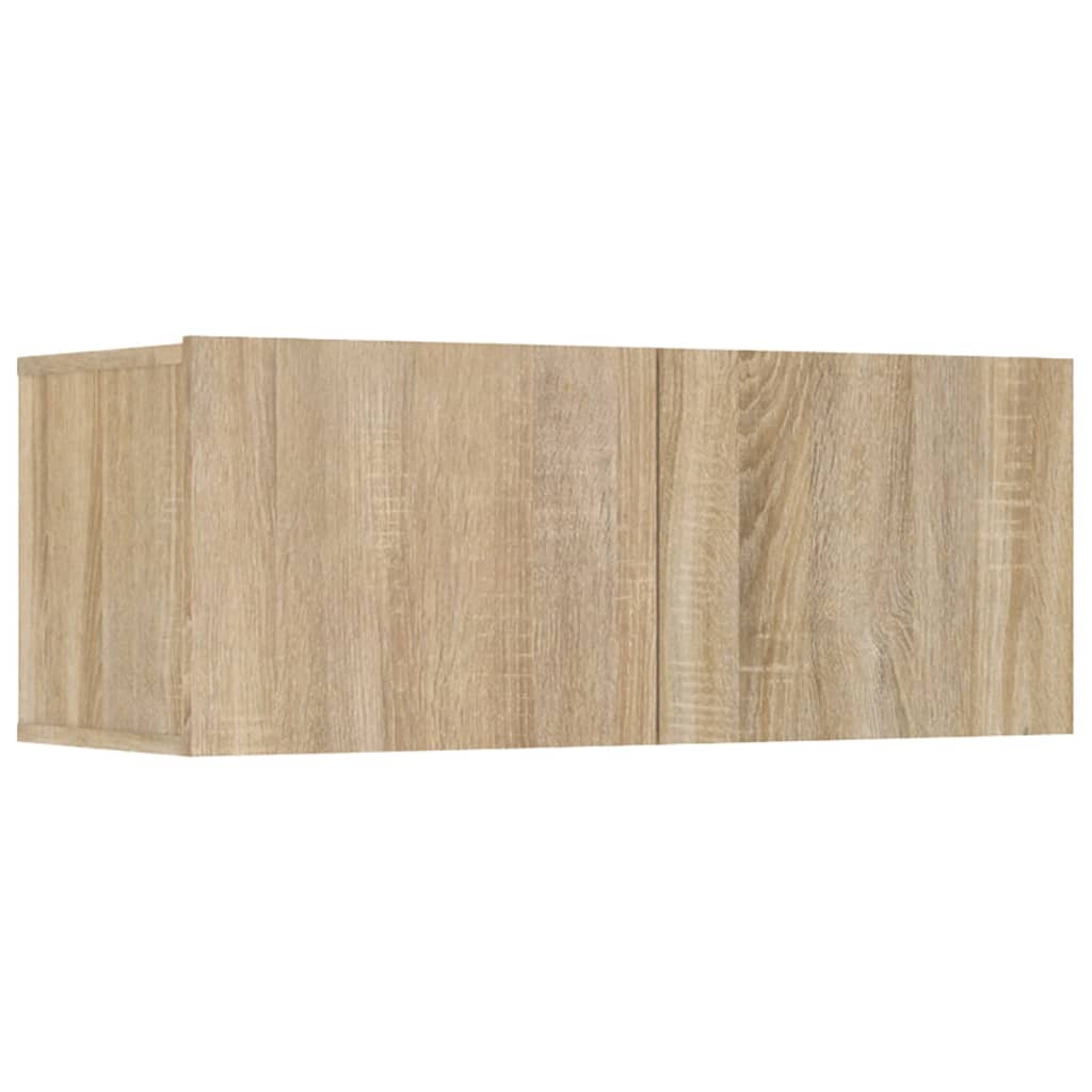 TV Cabinets 4 pcs Sonoma Oak 80x30x30 cm Engineered Wood